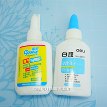 Handmade white glue adhesive single bottle