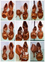 Ly Dance Dance clothes Dance supplies FEIBA Dance shoes FEIBA Latin Dance shoes 2065 Dance shoes spot deep skin