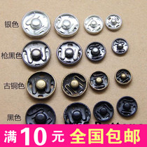 Button button Monopoly silver black copper snap button bronze metal button