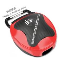(US shipped) SHOCK boxing MMA special anti-microbial guard box red and black