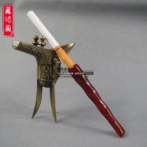 New products Brazil red green agate cigarette holder jade filter filter circulation type washable male and female raw stone cigarette holder