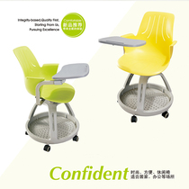 Training chair with written board chair office training chair with wheelreception chair student listening chair
