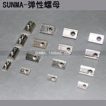 20 30 30 40 45 elastic nuts Ballistic nuts rear semi - round nut aluminum accessories