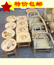 Special childrens back chair solid wood stool stool small stool small stool small square stool bamboo chair reinforcement shoe fishing stool