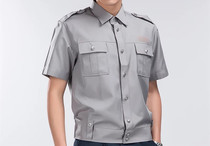 2011 New Security Jacket Short Sleeve Suit Shirt Male Security Wear Security Property Uniform Work Suit Lining Clothing