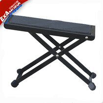 YKS Folding Portable Classical Guitar Footstool Pedal Metal 4 Gear Adjustable Non-slip Guitar Footpedal