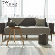 Linen sofa pad Simple modern four seasons general cloth non-slip cushion cotton couch thickness combined sofa towel customization
