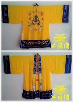 Daojiaao clothes-night terrace cloisonne-cloisonne-dresses double-dragon taser-gown gowns gowns gowns in yellow