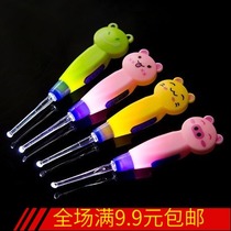 Cartoon animal pattern ear pick detachable cleaning ear pick luminous ear pick baby baby ear picking tool