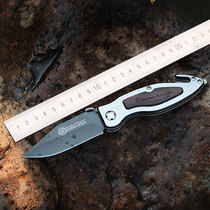 Smth outdoor wilderness survival high hardness folding knife folding knife Field self-defense portable small knife saber