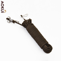 Okui leather gluten strong pull lost hand rope telescopic release lever rope elastic off-hand rope guard rope 5 m