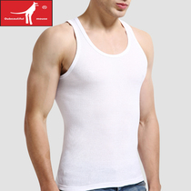 Mens cotton vest leisure sports vest mens vest spring and summer Korean version of slim sweat base