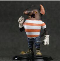 At the end of the production of the second round of the old animation series "Black Cat Sheriff" cat-eating hand to do spot