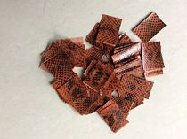 Upscale violinist bow stuffed with snake leather violin accessories