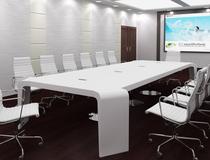 Simple desk combination Paint simple modern business negotiation meeting table and chair staff training table Long table
