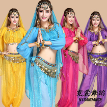 Belly dance costume New belly dance performance costume suit practice suit pants Indian dance costume large size female