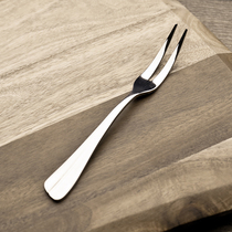 Promotion 304 steel stainless steel cake fork thickened fruit fork Creative Western fork dessert fork fruit stick