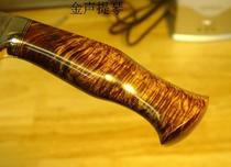 High-grade piano head material maple wood material tiger pattern Maple knife handle material axe handle material