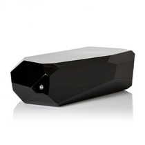 Fashion Square Outdoor Villa Club FRP Coffee Table Hotel Hall Diamond Black Coffee Table Leisure Chair