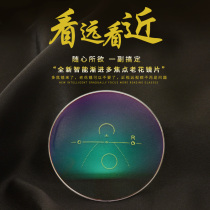 1 56 inner progressive multi-focus intelligent zoom myopia presbyopia astigmatism anti-blue light anti-fatigue discoloration lens