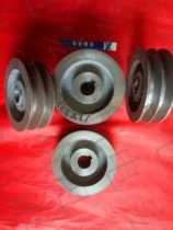Triangular belt pulley cast iron motor belt disc B type double groove 2B diameter 60-250mm (flat) manufacturer