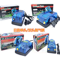 Aquarium accessories double-head inflator fish tank air pump Risheng oxygen pump RS310 410 518 628A