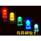 LED light emitting diodes 3MM red light green light blue light yellow light yellow light 5 types each of 10 total 50