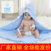 Baby autumn and winter embroidered crystal suede lace bag by baby hug by small children sleeping bag autumn and winter holding blanket thickened