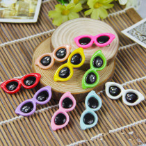 Pet Glasses Hair Clip Pet Ink Clips Joke Summer Dogs Han Prints
