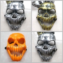 Halloween horror mask ghost mask 2015 new scary mask antique gold silver mask full face skull