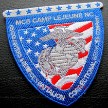 USMC US Marine Le Jon Camp Command and Logistics Service Camp Arms Chapter Chest