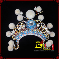 Zhenglong drama costume drama helmet stage performance ancient costume film and television white snake white snake green snake hat white snake head