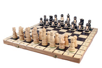 Poland imported solid wood large portable folding chess new trend series tax