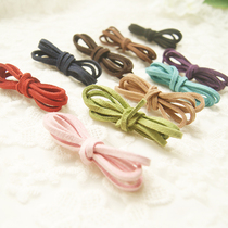 3mm imported leather rope Qianying wool felt poke poke music material bag handmade diy Korean fluff hanging chain accessories