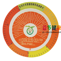 Customized lifestyle suffering from chronic disease risk Quick check card exercise intensity activity calculation disk healthy cabin