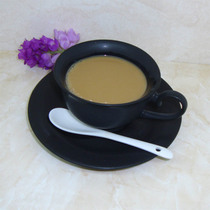 Ceramic coffee cup dish package European Capucino La Flower Single product ACF medium 175cc