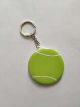 Le Ma tennis tennis small round mirror keychain tennis lovers surrounding fans gifts from a custom