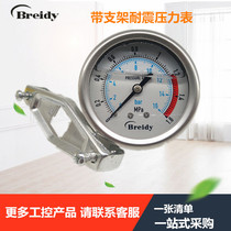 Pressure gauge with oil shockproof water outlet interface Pressure gauge Test gauge Measuring water pipe water purifier water pressure gauge