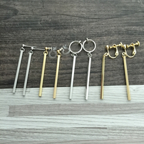 (Special price every day)Copper long earrings fashion temperament long earrings women without pierced ears invisible spring ear clip