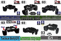 Toy Taiwan Minifig cat Le Yile Minifig third party equipment tactical belt