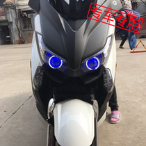 New T3T5T6T8T9 xenon lamp lens headlight assembly Angel eye motorcycle modified hernia lamp demon eye
