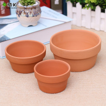 Qing Qin red pottery flower pot International shallow pot Succulents pot Green plant flowers Gardening pottery pot breathing flower pot