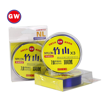 Guangwei Zhushan X3 big fishing line sea fishing line sea rod fishing line 100 meters fishing nylon line