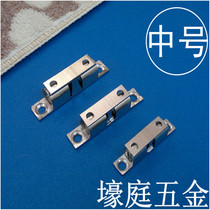 Special price silver color bronze door touch bead door touch door suction wardrobe door touch bead cabinet suction touch bead lock bounce 54MM