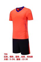 (Zhengda Sports-Chengdu) 18 light board Football suit group purchase printed jersey 706 football training suit