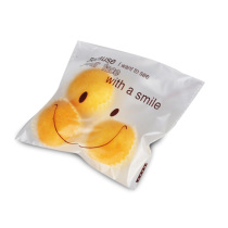 Thousand Group Seiko baking packaging tools cute smiley face packaging bag pastry biscuit toast bag 10 packs