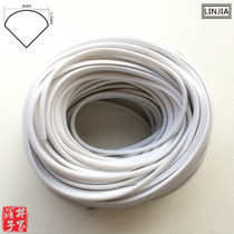 European-style furniture hardware pimp Wooden door glass sealing strip Anti-collision strip Thermoplastic rubber strip Triangular semicircular pressure strip