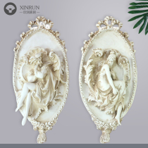 Living room wall wall decoration Angel wall hanging TV background wall decoration Three-dimensional European pendant Home wall decoration
