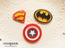 (Goldfish home)Creative childrens refrigerator sticker Cartoon magnet Mini small creative resin magnetic buckle magnet