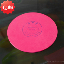 Seal Mat Rubber Round Soft Plastic Bank Seal With Mat Red Financial Supplies